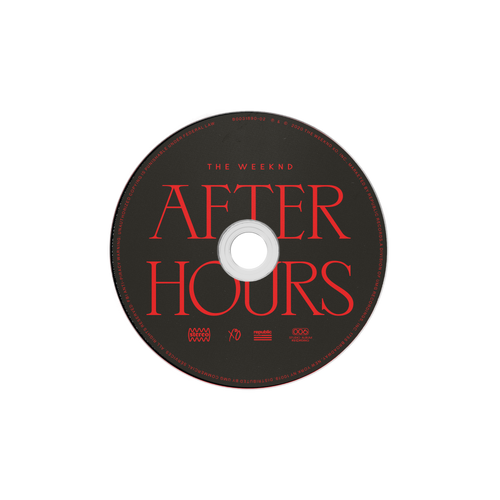 AFTER HOURS ALTERNATE COVER CD