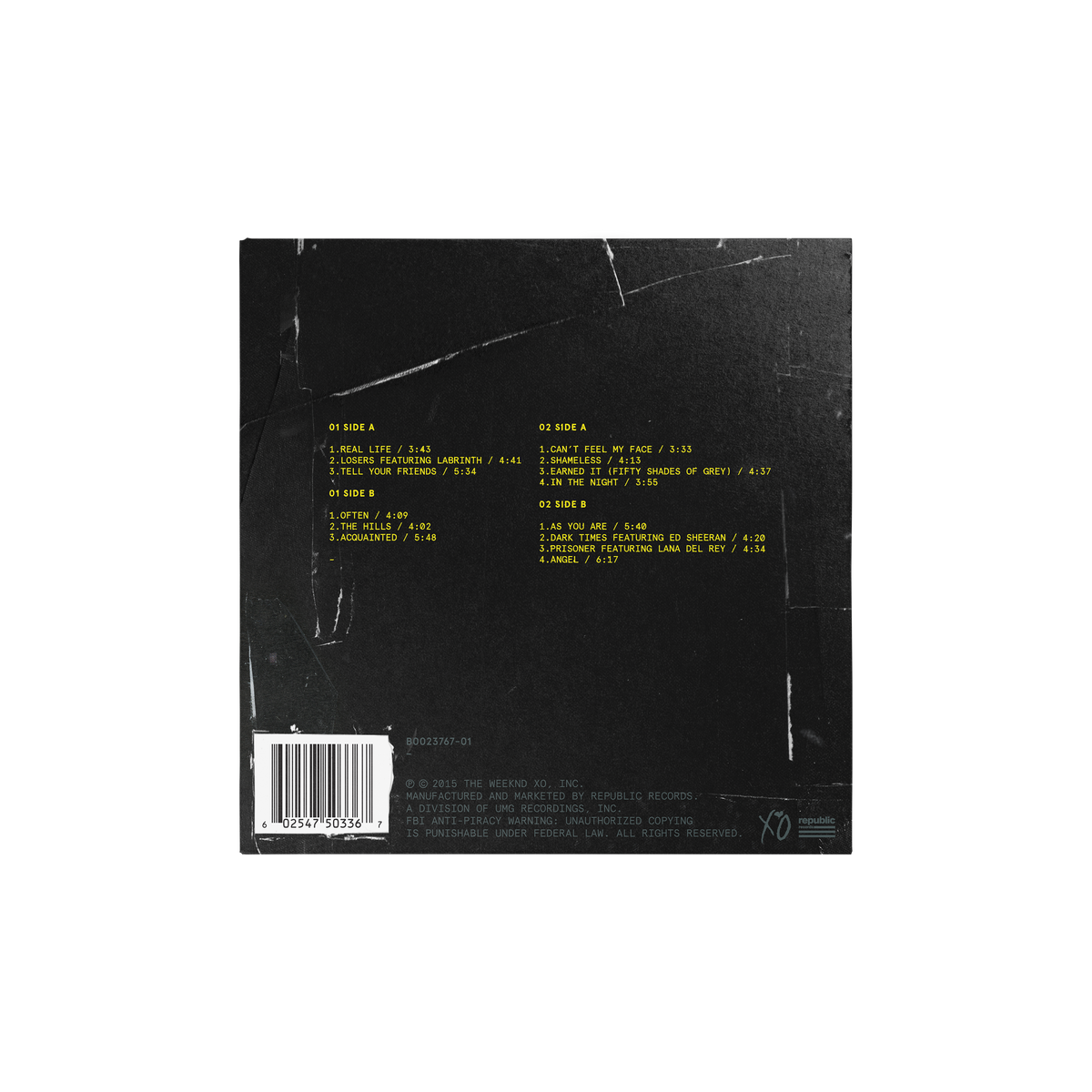 BEAUTY BEHIND THE MADNESS 2LP