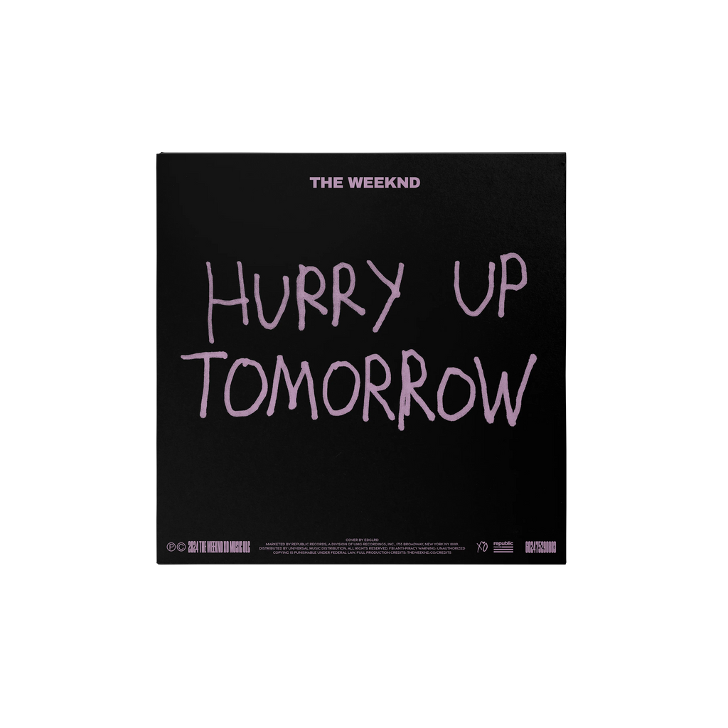 THE WEEKND X HARMONY KORINE FOR EDGLRD ‘HURRY UP TOMORROW’ COLLECTOR’S EDITION VINYL